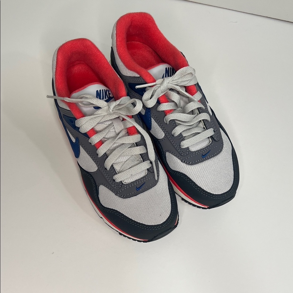 Nike Kids' Gray, Red, and Blue Sneakers